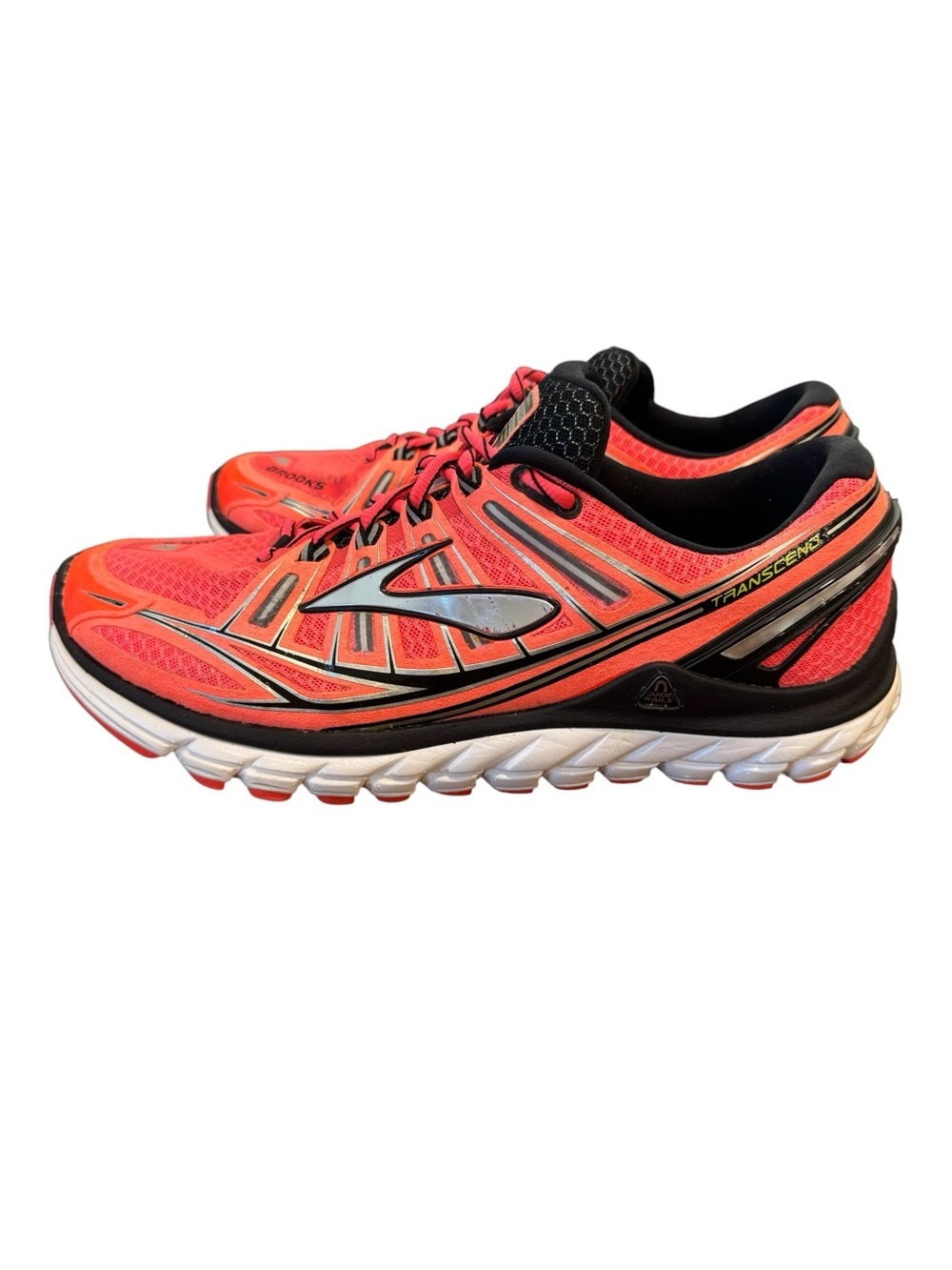 Brooks Mens Size 11 D Transcend Ultimate Ride 1101571D908 Sneakers Running Shoes